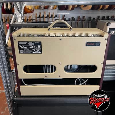 Fender Hot Rod Deluxe Iii Limited Edition Wine Red Vanilla White image 10