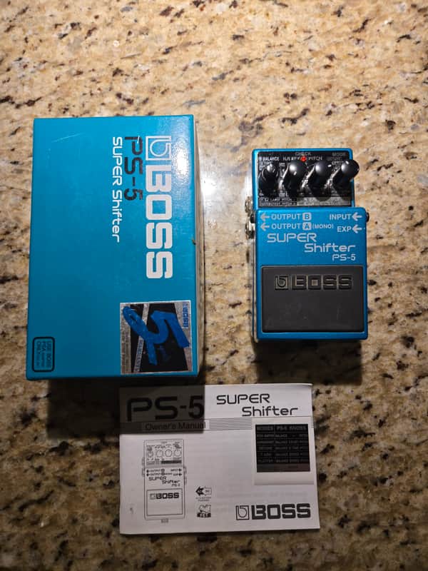 Boss PS-5 Super Shifter (Dark Gray Label) 1999 - Present - Blue image 1