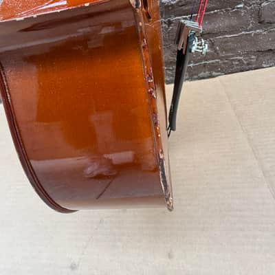 Palatino VC-450 1/2 Size Handcrafted Cello w/ Gig Bag – Repaired Cracks – Used Good image 17