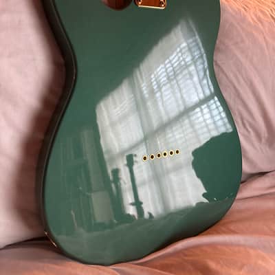 Squier 40th Anniversary Gold Edition Telecaster 2022 - Present - Sherwood Green image 6
