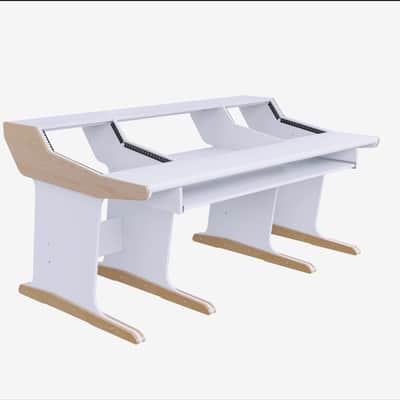 Buso Audio Midas M32 Workstation Desk 2021 - White/Beech image 15