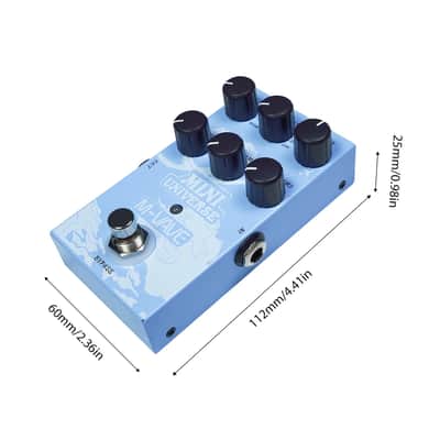 M-VAVE Mini Universe Guitar Reverb Pedal โ 9 Digital Reverb Effects, Compact True Bypass Stompbox image 3
