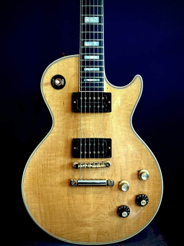 Gibson Custom Mick Ronson 1968 Les Paul Custom Collector's Edition, Antique Natural/Ebony image 1