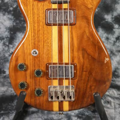 Kramer 450B Bass 1977 Aluminum Neck Walnut Left Handed + hard case image 2