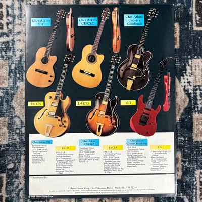 1989 Gibson The Legend Lives On Electric Vintage Guitar Catalogue! E15 image 2