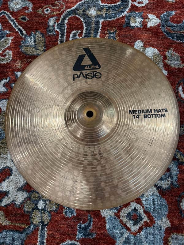 Paiste Alpha 14" Medium Hi-Hat Cymbal (Bottom) image 1