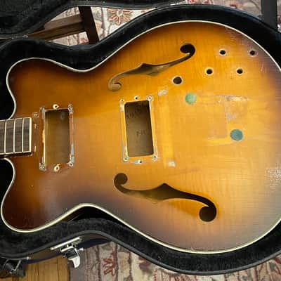 vintage KAY JAZZ II archtop guitar body / project wood only luthier parts barney kessel image 1