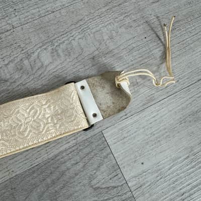 Ace Vintage Guitar Strap White image 15