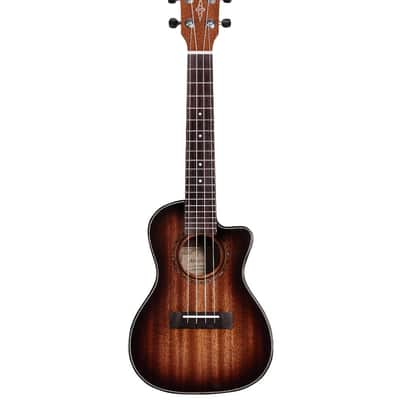 Alvarez AU66CCESHB Artist Concert Acoustic Electric Ukulele Shadowburst image 4