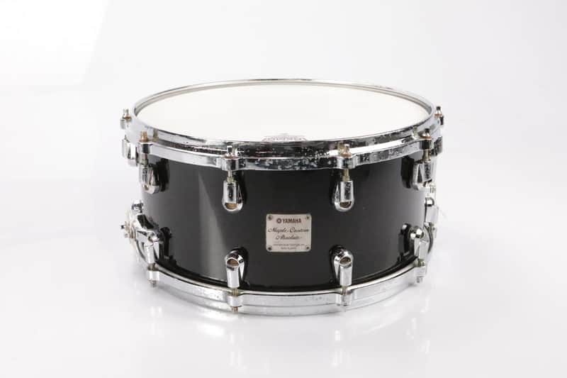 Yamaha 14x7 Maple Custom Absolute Snare Drum MIJ Japan Black