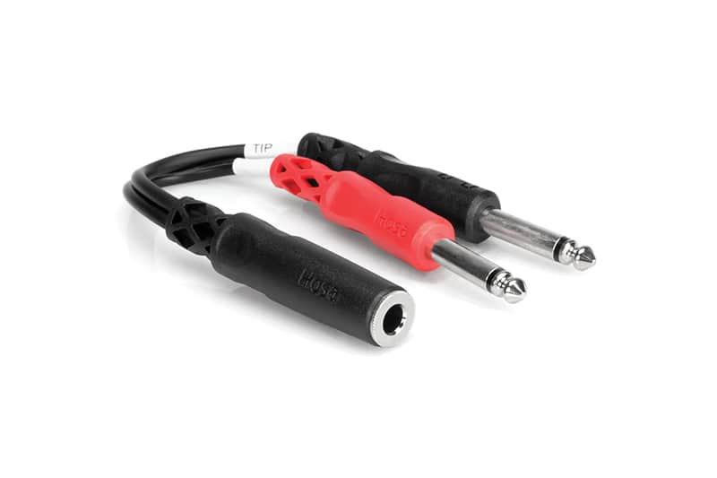 Hosa YPP-136 Stereo 1\4" (F)-2 Mono 1\4" (M) image 1