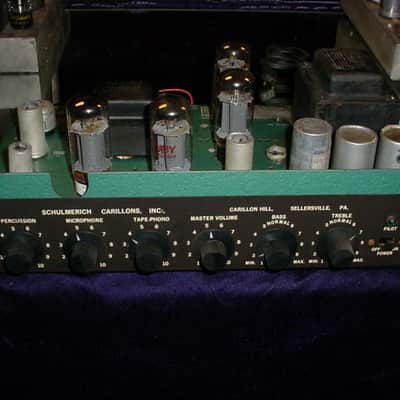 Schulmerich Carillons Mono Tube Amplifier Uses 4 6L6GC Output Tubes Well Made image 1