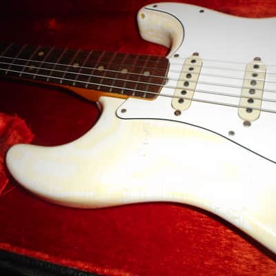 Fender Stratocaster with Rosewood Fretboard 1966 - Olympic White image 4