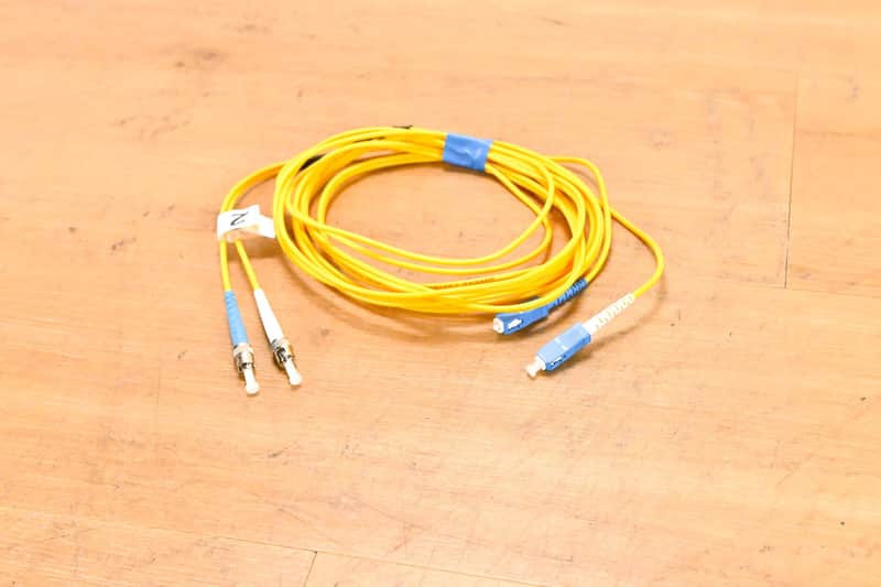 Unbranded Unbranded SC-ST Duplex Single Mode Fiber Optic Patch Cable - 10'