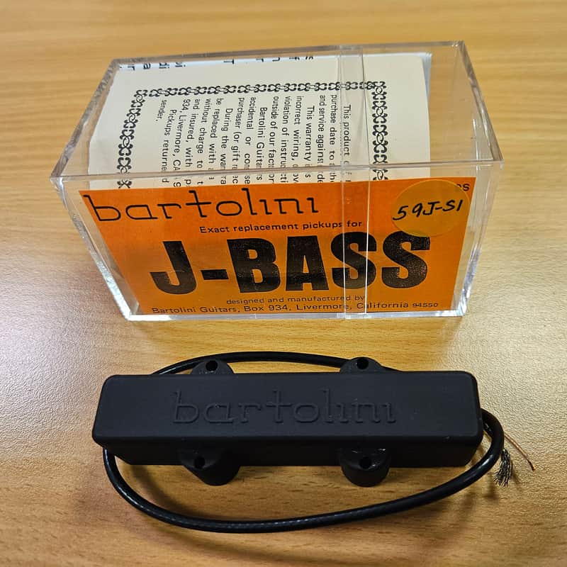 Bartolini 59J-S1 5-String Jazz Bass Neck pickup – Dual Coil Black