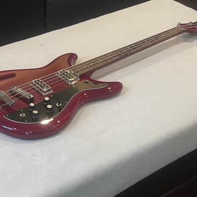 Kustom K-200 -  1968 - Translucent Cherry Bass guitar (Full restoration 100%) image 11
