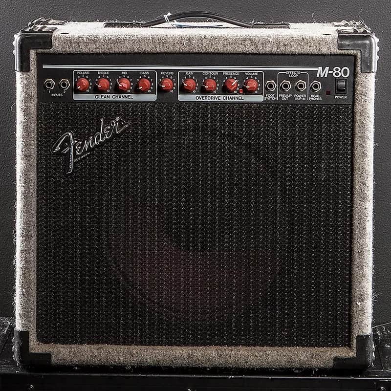 Fender M-80 2-Channel 80-Watt 1x12" Solid State Guitar Combo 1989 - 1994 image 1