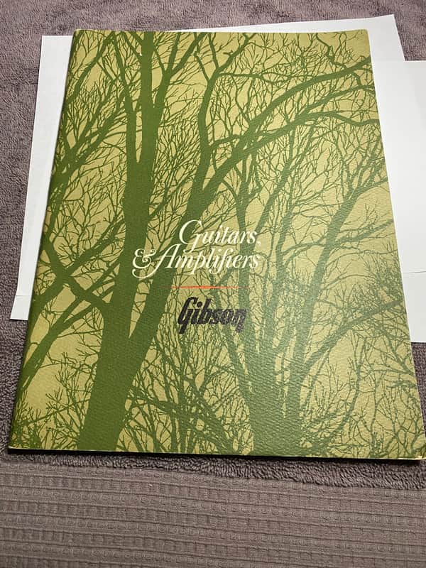 1966 Gibson Full Line Guitar and Amplifier Catalogue - Green Trees image 1