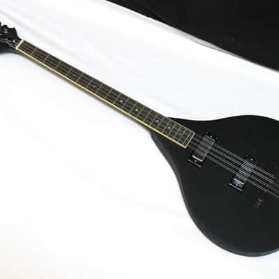 LUNA Moonbird electric Solid Body BOUZOUKI new w/ CASE -Satin Black - Humbuckers image 2