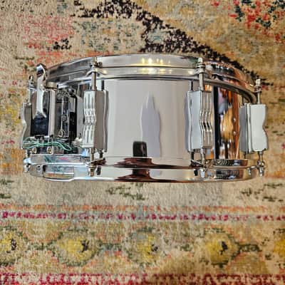 Slingerland 14x5" Chrome Over Steel 10-Lug Snare Drum image 4