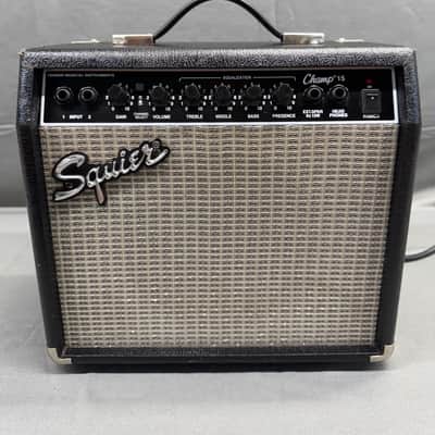 Vintage Fender Champ '15 PR-408 Electric Guitar Amplifier Amp Combo 28W Tweed image 1