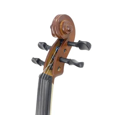YoungMonic 1/2 Violin for Adults Violin Fiddle Set for Beginners with Shoulder Rest Bow Bridge Hard Case and Extra 4strings image 8