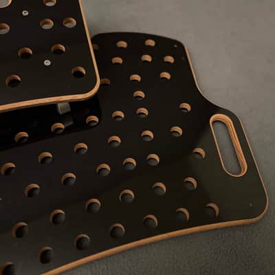 Holeyboard Pedalboards 2 Tier Wooden Pedalboard image 7