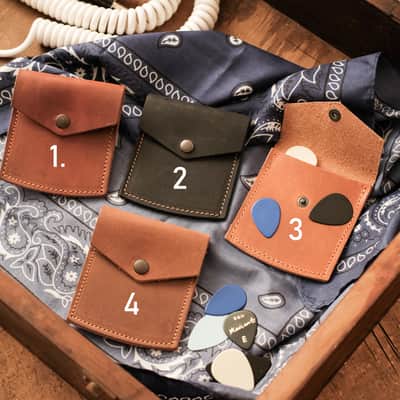 Plectrum Wallet / Pick Wallet Handmade in the UK image 2