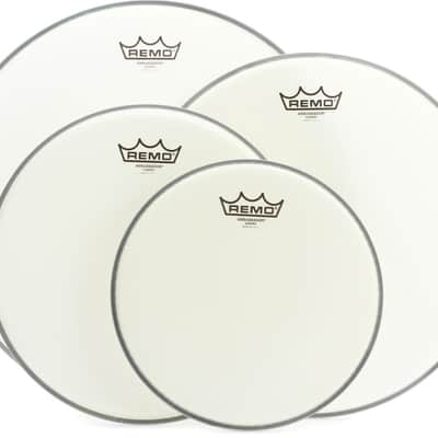 Remo Ambassador Coated 4-piece Tom Pack - 10/12/14/16 inch image 1