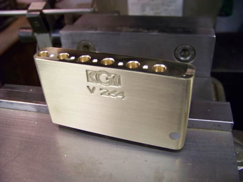 Killer Guitar Components Brass Tremolo Block - Vintage and Reissue fits Fender® Stratocaster® etc image 1