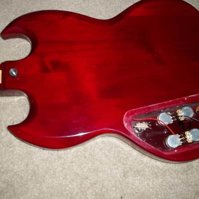 Epiphone G-400 SG Trans Cherry Setneck Project MIK image 5