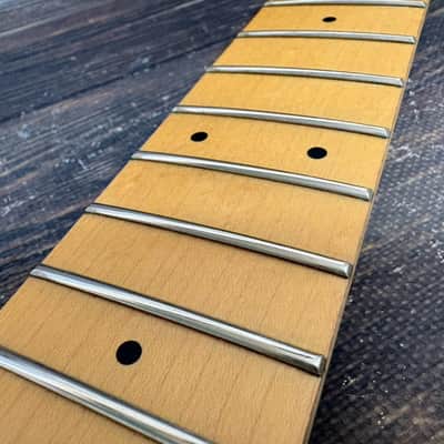 2016 Ibanez Prestige RG2570MZA Neck White Pearl Maple Fingerboard Made in Japan image 10