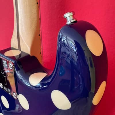 Signed by Buddy - Fender Buddy Guy Artist Series Signature Stratocaster - Blue with White Polka Dots image 18