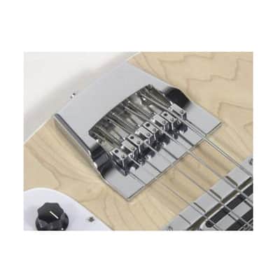 Hipshot Brass 4 String Bass Bridge For Rickenbacker Chrome image 3