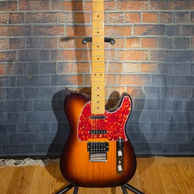 Fender 2018 Modern Player Telecaster Plus Honey Burst w/ Original Gig Bag Free Set Up image 2
