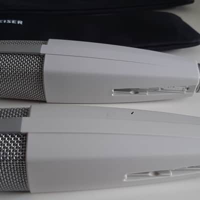 Set of 2x Sennheiser MD 421-N Cardioid Dynamic Microphones 1960s - 1980s - White image 8