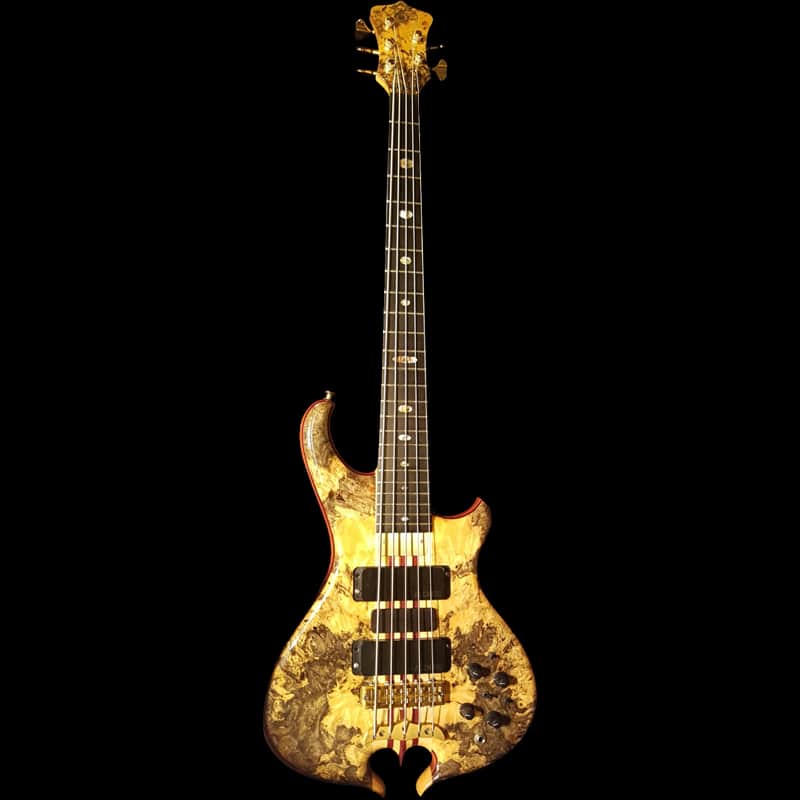 2006 Alembic MJLB 5 Signature Standard Bass Buckeye Burl 5 String image 1