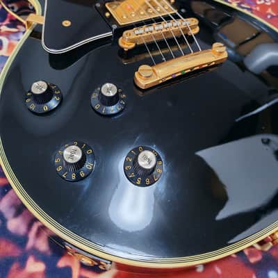 *RARE* 1987 Greco "Mint Collection" EGC68-50 EGC-600 LH - '68 Les Paul Custom Reissue - Killer Black Beauty - Lefty Left-Handed Japan MIJ image 8