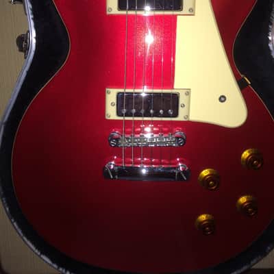 Epiphone Les Paul Deluxe Limited Edition Rare, Mini Humbuckers, Red Sparkle, with Hard Case image 4