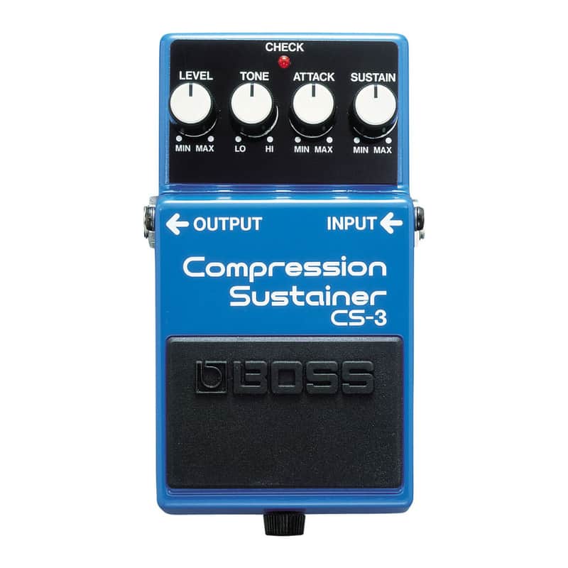 BOSS CS-3 Low-Noise Design Level, Tone, Attack, and Sustain Controls Compressor/Sustainer Pedal for Guitarists and Bassists image 1