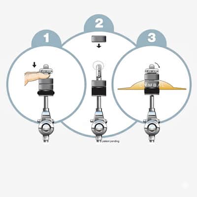 Gibraltar SC-SNA Swing Nut Add-On Attachment For 8mm Cymbal Tilter image 3
