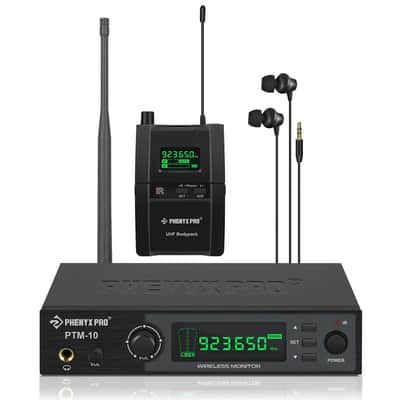 Phenyx Pro PTM-10-1B | UHF Stereo Wireless In-Ear Monitor System New image 1