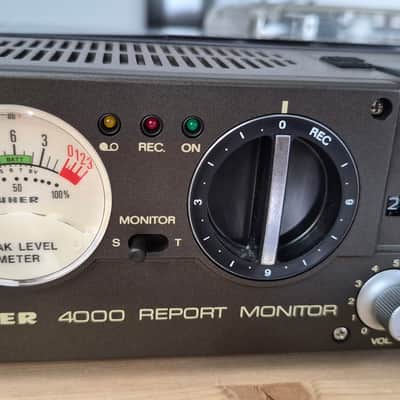 -LIKE NEW- Uher 4000 Report Monitor Professional Portable Reel Tape Recorder BOUGHT NEW IN 2020 image 2