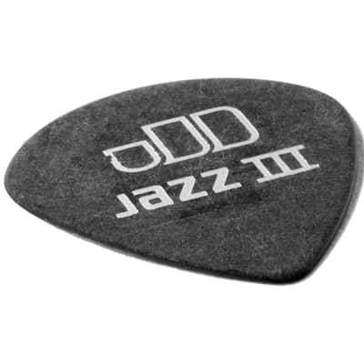 482P50 Tortex Pitch Black Jazz III 0,50 mm Sachet de 12 Dunlop image 3
