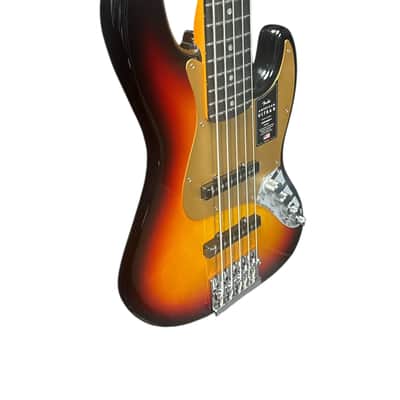 Fender American Ultra II Jazz Bass (5), Ultraburst / Ebony image 3