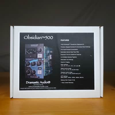 Dramastic Audio Obsidian 500 Stereo Bus Compressor – 500 Series SSL-Style VCA – Mint image 4