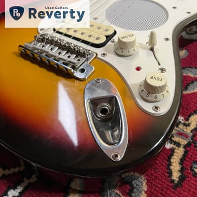 1993-1994 Fender Japan ST-Champ Mini Stratocaster Built-in Amp Sunburst MIJ image 6