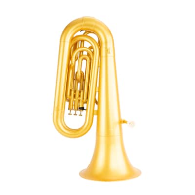 Coolwind CTU-180G gold color ABS plastic Tuba, light weight, Bb, 3 piston, with bag,mouthpiece image 2