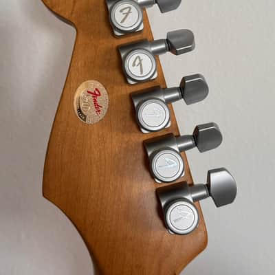 1996 Fender American Standard 50th anniversary Stratocaster black image 4