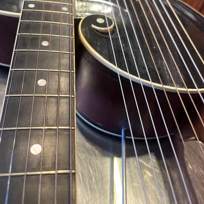Gibson Style U Harp Guitar 1902 - 1927 - Ebony image 13